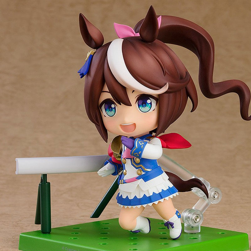Model Kit Uma Musume - アニメウマ娘トウカイテイオ 1995 Q バージョンねんどろいどアクションフィギュアデスクトップコレクション装​​飾品かわいい漫画モデルおもちゃキットギフト