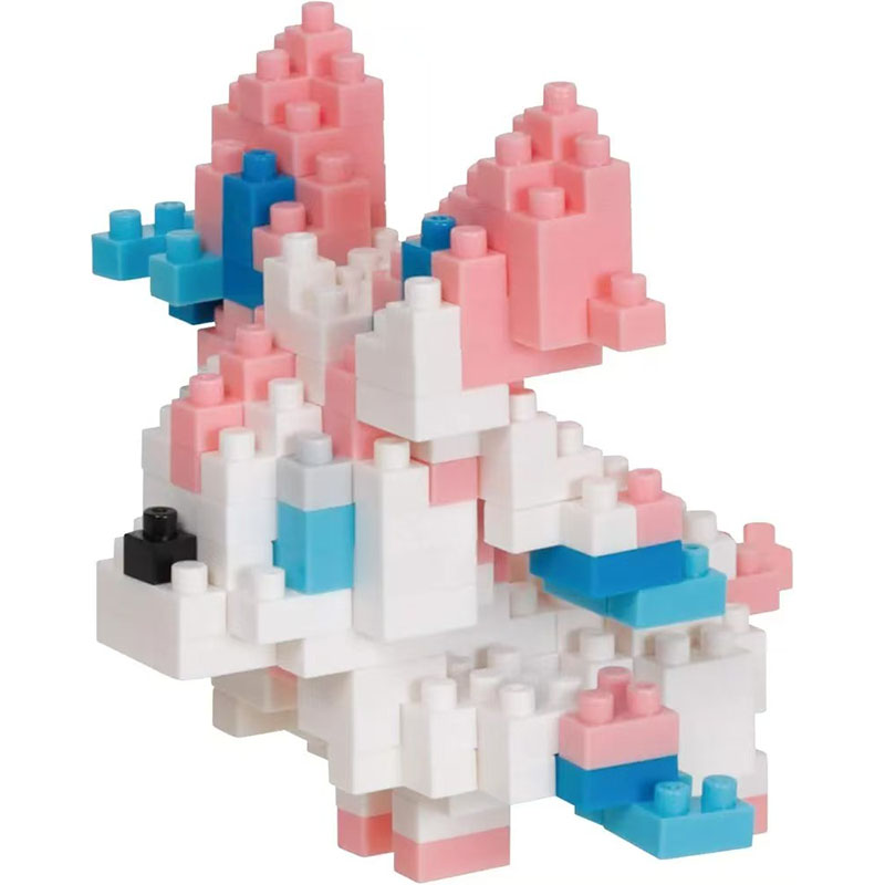 Model Kit Pokemon - かわいいナノブロック本物のポケモンイーブイブラインドバッグビルディングブロックミニマイクロブロック Diy 組み立て教育グッズおもちゃギフト