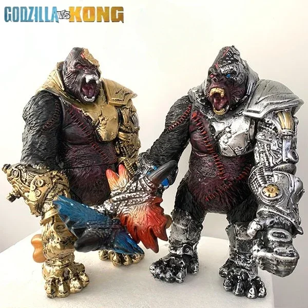 Model Kit Vs Action Figure - ゴジラvsコング2アクションフィギュア,PVC,進化マシン,キングコングバトルアックス,コレクタブルトイモデル,新品