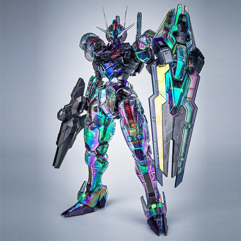 Model Kit Snaa - Kl Fm 1/100 レーザーホログラフィックスタイル空中メカ組立モデルキットアクションフィギュアおもちゃデスクトップ装飾人形コレクティブル