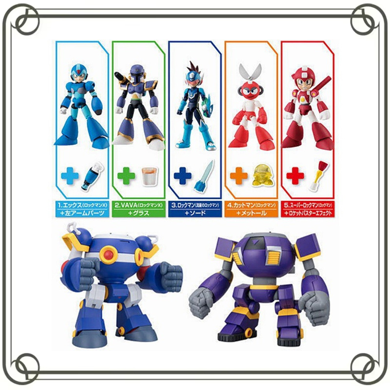 Mega Man X Model Kit - バンダイ-ロックマンのアクションフィギュア,ゼロ,子供向け,smpアーマー,vava gacha,おもちゃモデル