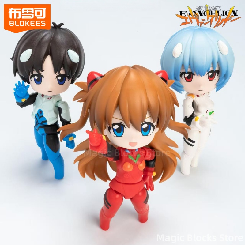 Model Kit Uma Musume - BLOKEES 新世紀エヴァンゲリオン ビルディングブロック 奇跡のように接続するEVA組み立て玩具モデル デスクトップ装飾品 ホリデーギフト
