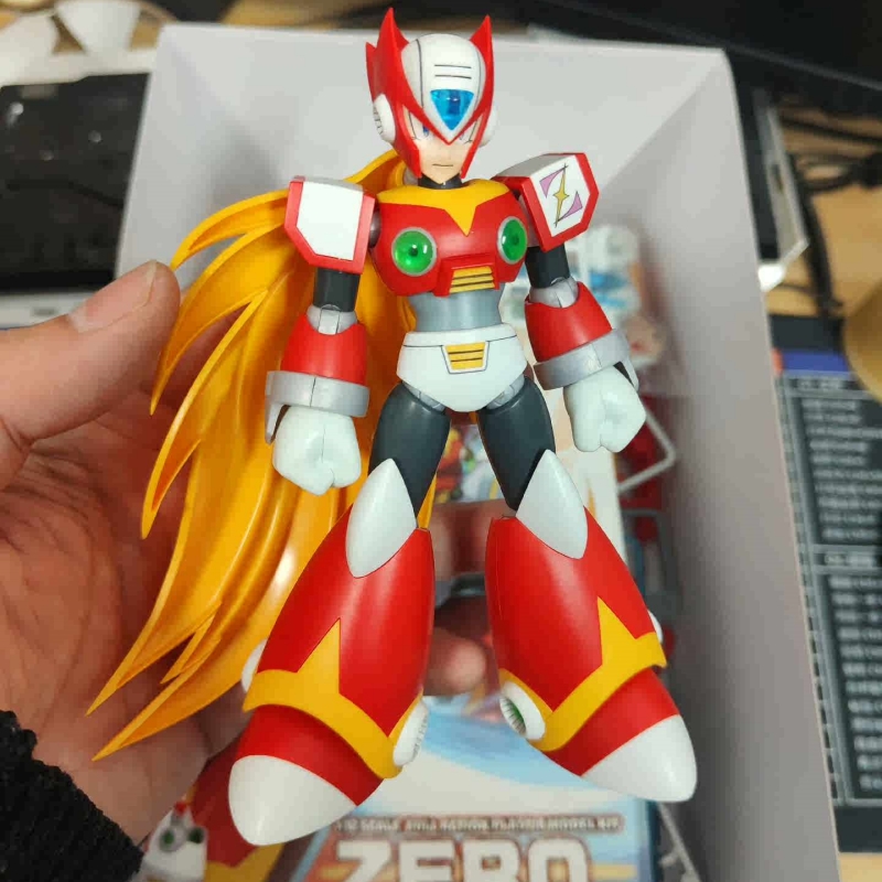 Mega Man X Model Kit - Kotobkiya-meganxゼロロックマンアクションフィギュア,オリジナルプラスチックモデル,KP-498, 1, 12スケール,フルアニメ,在庫あり