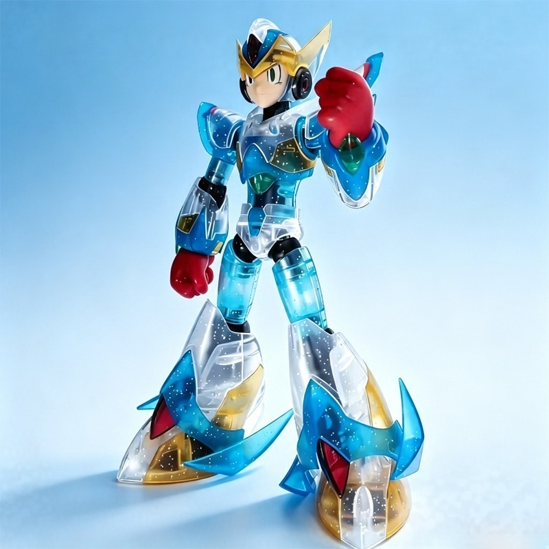 Mega Man X Model Kit - SSクリアカラーバージョン ロックマン X Kp701 5th フォーム