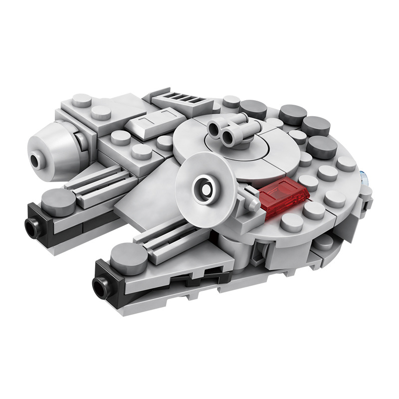 Model Kit Star Wars - 104 個スタープランミレニアムファルコン駆逐艦船ビルディングブロックレンガキットクラシック映画モデルセット互換性 75192 男の子のおもちゃ