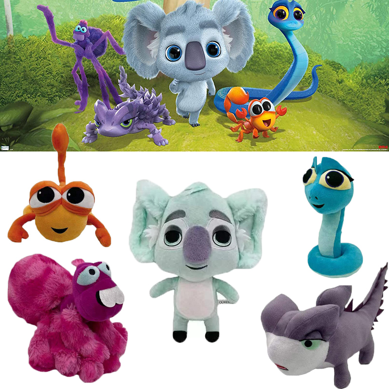 Model Kit Lizard - 外へのぬいぐるみ、ランクマディ、音声chazぬいぐるみ、koala、lizard、スネーク、動物のぬいぐるみ、ファンギフト、5個セット