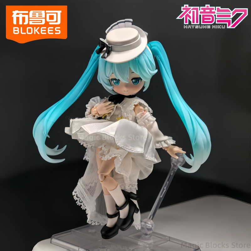 Model Kit Uma Musume - BLOKEES 初音ミク ビルディングブロック 音楽序文 BJDの物語 組み立て玩具モデル