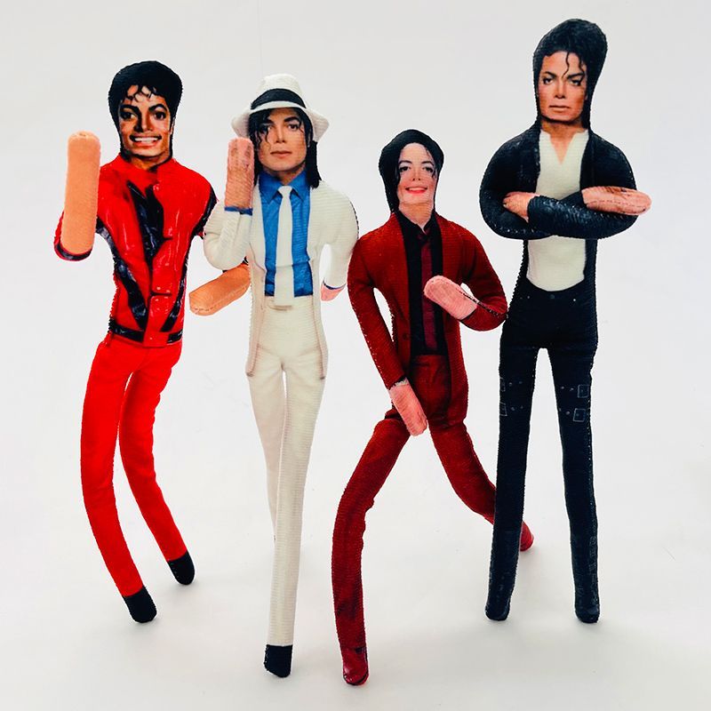 Model Kit Joints - 28CMマイケル・ジャクソンコスプレ小道具スキニードールぬいぐるみフィギュア人形ルームデコレーション抽象的な関節可動小道具ファンギフト