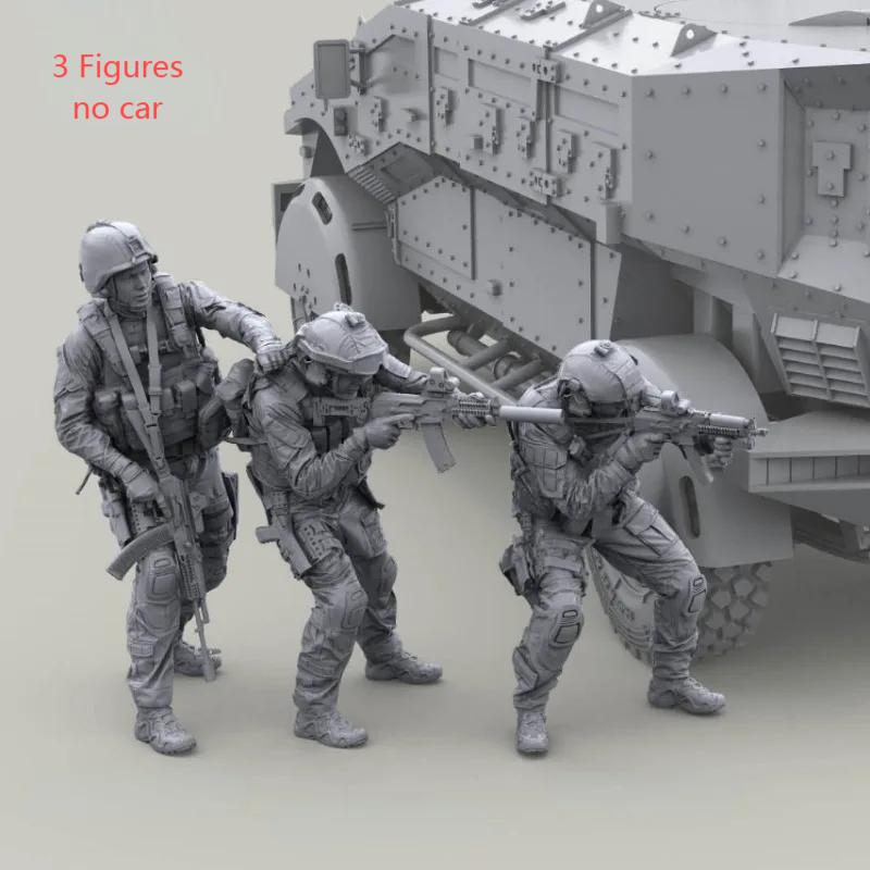 Model Kit Figures - 1/35 レジンモデルフィギュア GK ，未組立・未塗装キット