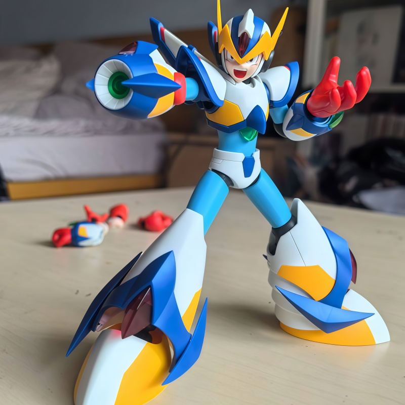 Mega Man X Model Kit - コトブキヤロックマン X ファルコンアーマーアクションフィギュアロックマン X5 アニメ組立モデルキット新しい Ss