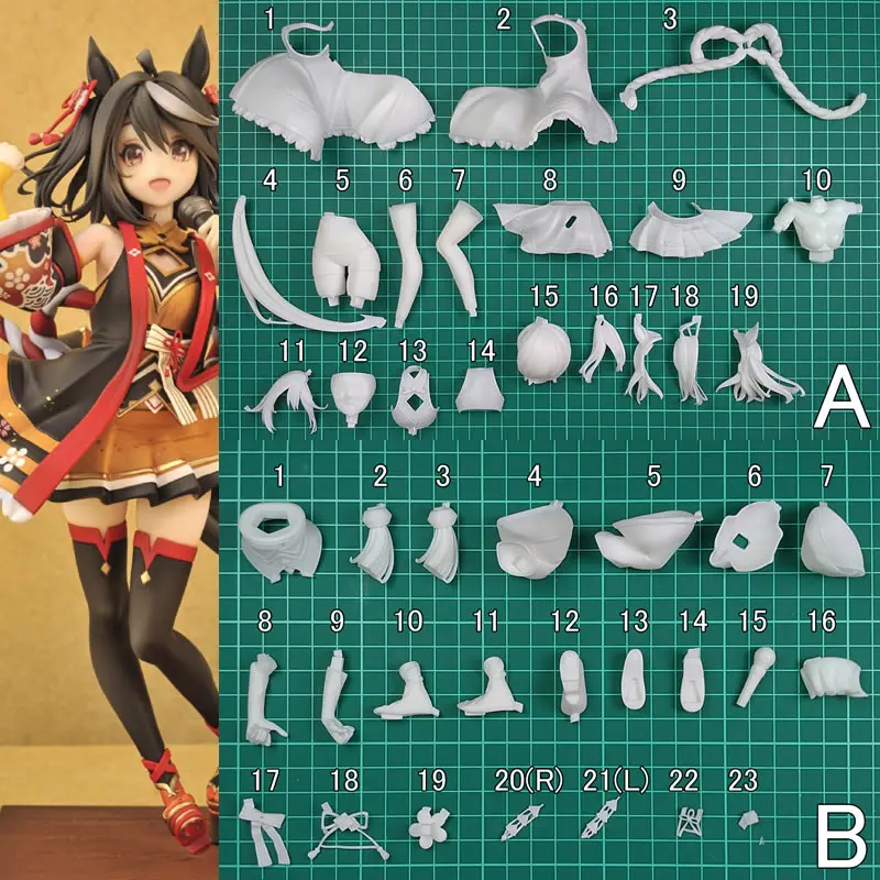 Model Kit Uma Musume - 在庫あり (W_4451) 1/7 ウマ娘 キタサンブラック クレアモード