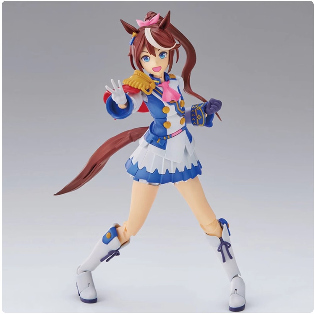 Model Kit Uma Musume - バンダイフィギュアライズスタンダードトウカイテイオアニメアクションフィギュアウマ娘レーシングユニフォーム組み立てキットコレクション玩具ゲームキャラクター