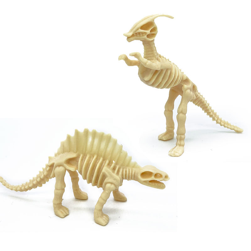 12 ピース/セットジュラ紀恐竜スケルトンモデル考古学ティラ - Model Kit Dinosaur のレビューと価格