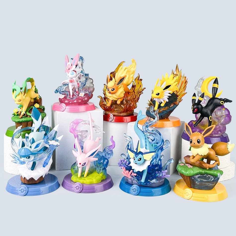 8種類のポケモンアクションドール、ピカチュウアドベンチャー、 - Model Kit Pokemon のレビューと価格