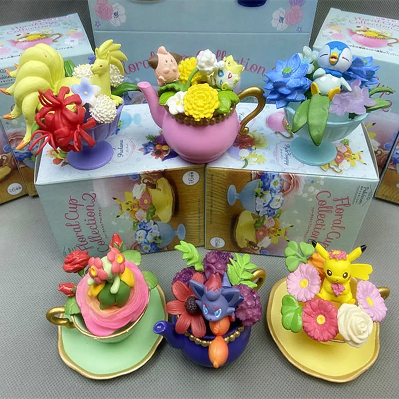 ポケモンミニチュアフラワーカップシーンブラインドボックスおも - Model Kit Pokemon のレビューと価格