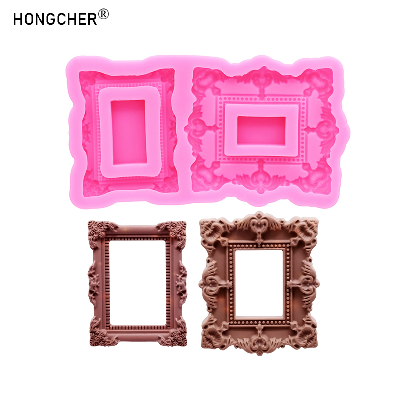 ヨーロッパ風エンボス加工小型フォトフレーム彫刻チョコレートケ - Model Kit For Beginners のレビューと価格