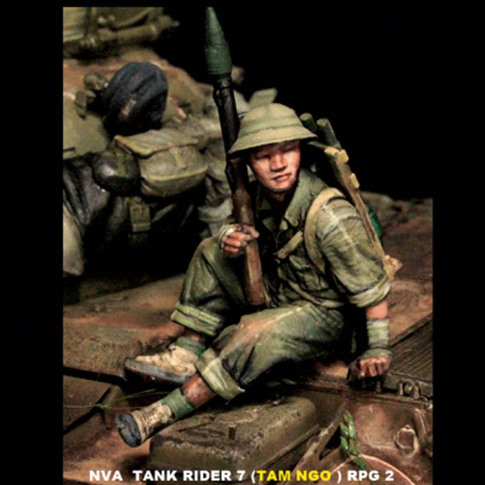 1/35 NVA タンクライダー 7、RPD 2、レジンモデ - Model Kit Figures のレビューと価格