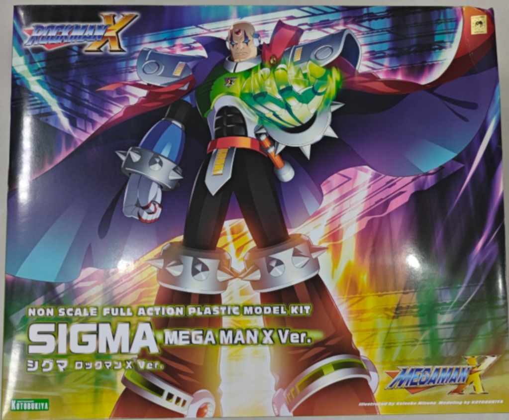 コトブキヤ シグマ メガマンX Ver. アクションフィギュ - Mega Man X Model Kit のレビューと価格
