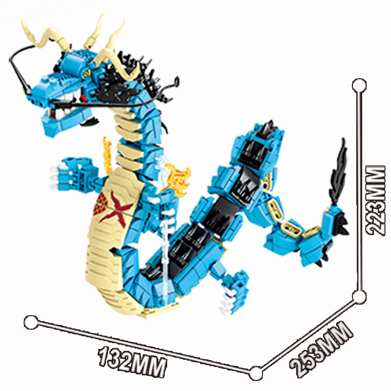 8in1 ワンピースビルディングブロックブルードラゴンカイド - Model Kit Manual のレビューと価格