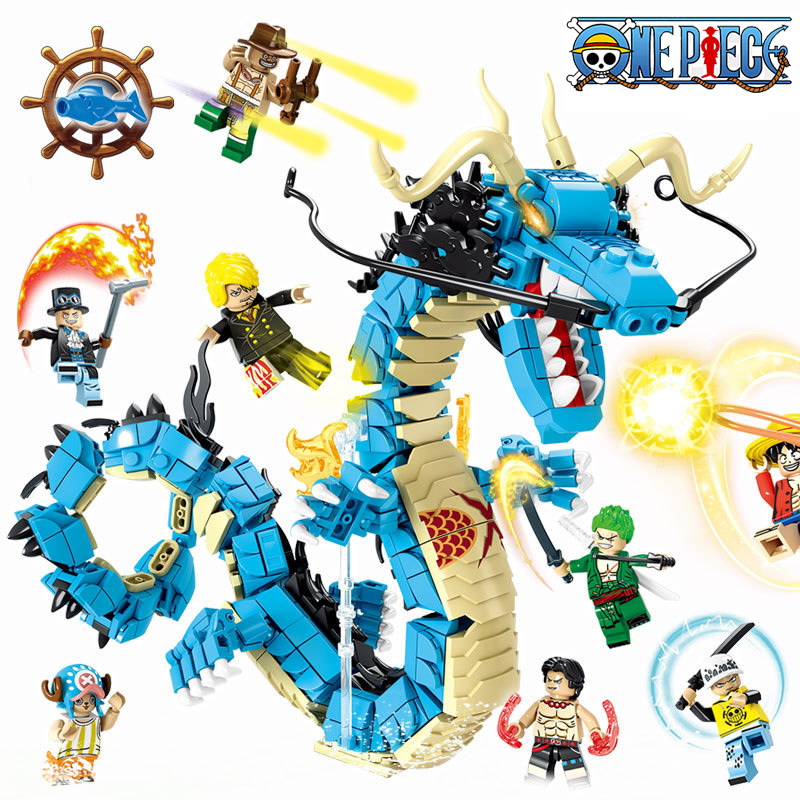 8in1 ワンピースビルディングブロックブルードラゴンカイド - Model Kit Manual のレビューと価格