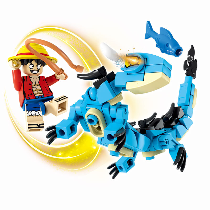 8in1 ワンピースビルディングブロックブルードラゴンカイド - Model Kit Manual のレビューと価格