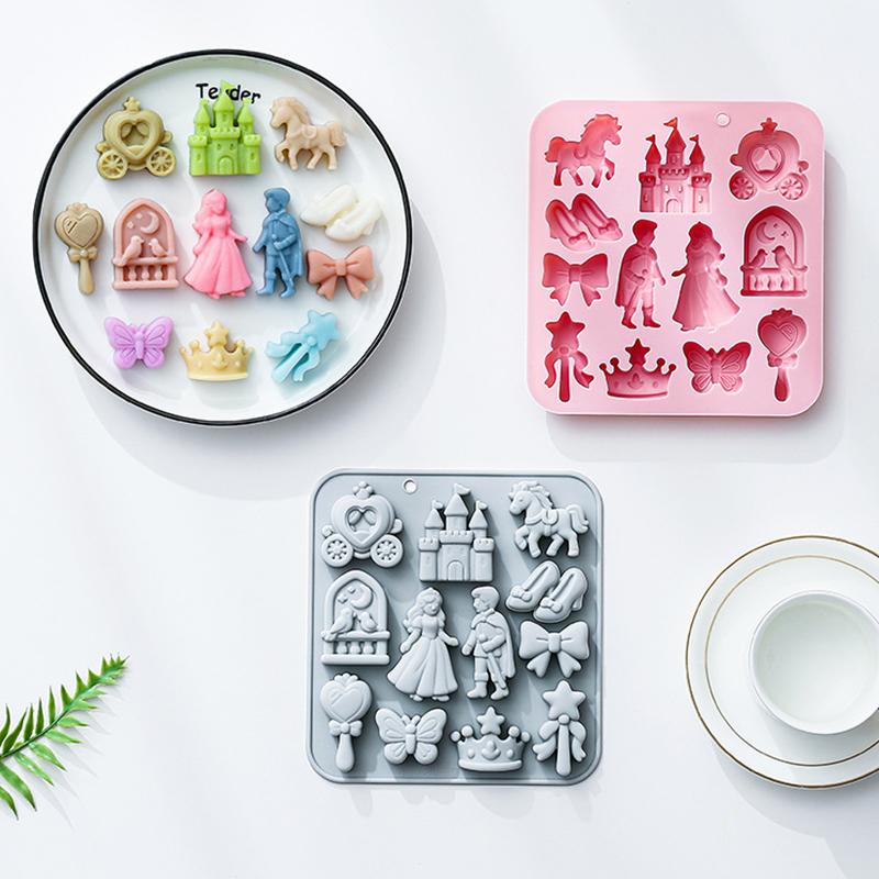 12個の型がある3Dプリンス・プリンセスシリコンモールド（ケ - Model Kit For Beginners のレビューと価格