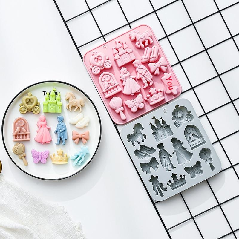 12個の型がある3Dプリンス・プリンセスシリコンモールド（ケ - Model Kit For Beginners のレビューと価格