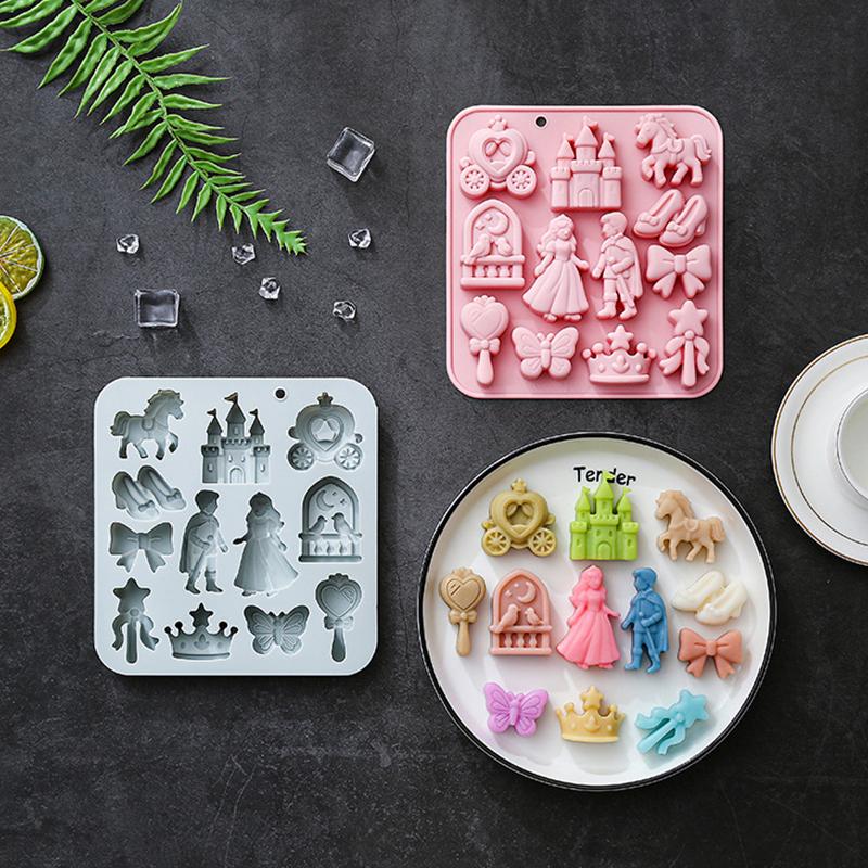 12個の型がある3Dプリンス・プリンセスシリコンモールド（ケ - Model Kit For Beginners のレビューと価格