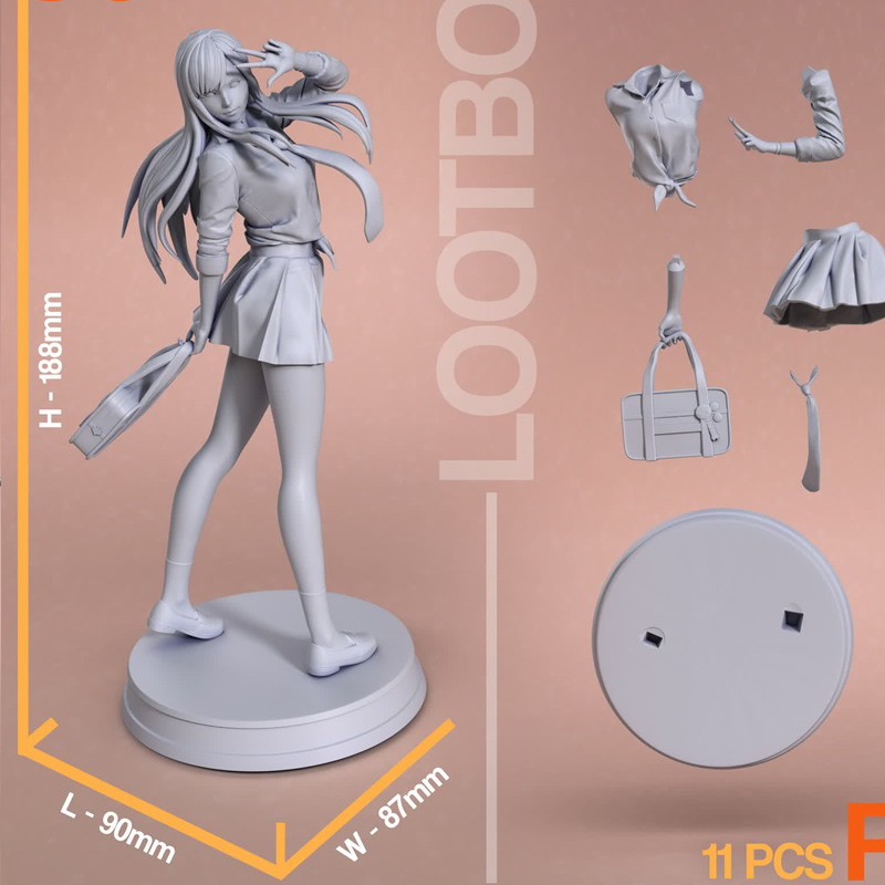 ゲームキャラクターの組み立てられた未塗装のカスタムジグソーパ - Model Kit Figures のレビューと価格