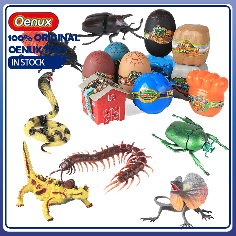 Oenux 4D組み立て式昆虫・爬虫類モデル カブトムシ・ト - Model Kit Lizard のレビューと価格