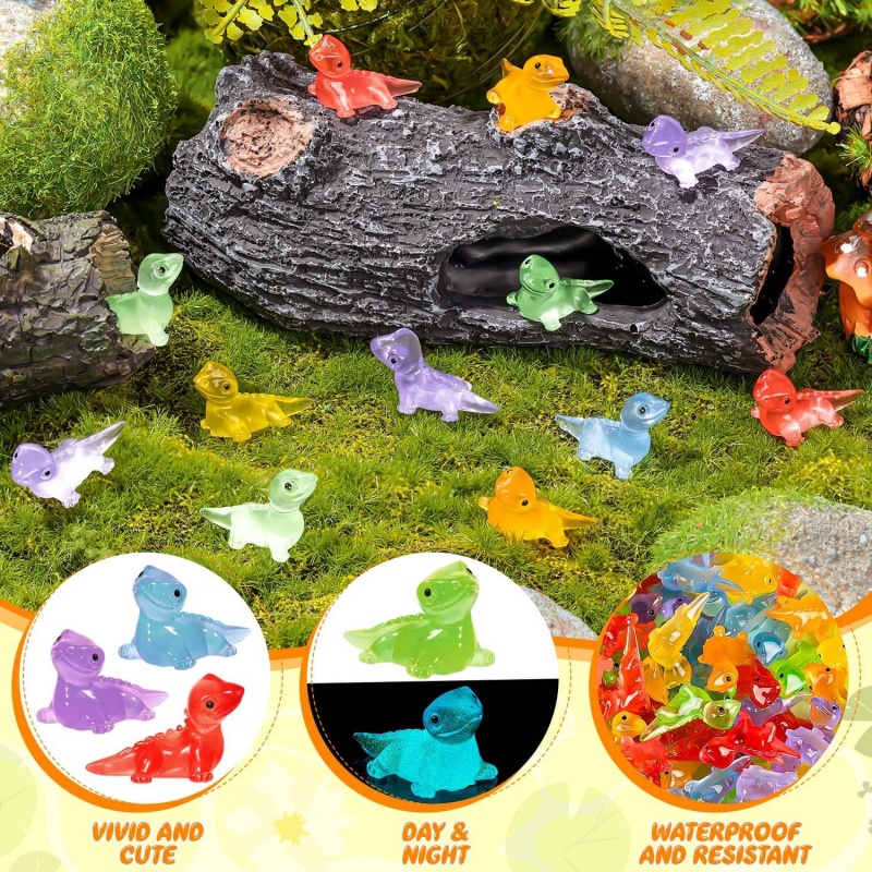 30 個ミニトカゲ暗闇で光る発光小さなトカゲミニチュアフィギ - Model Kit Lizard のレビューと価格