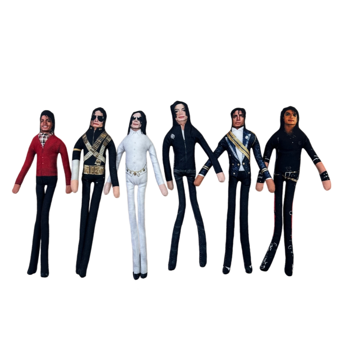 1-6 個マイケル・ジャクソンコスプレ小道具人形ぬいぐるみフ - Model Kit Joints のレビューと価格