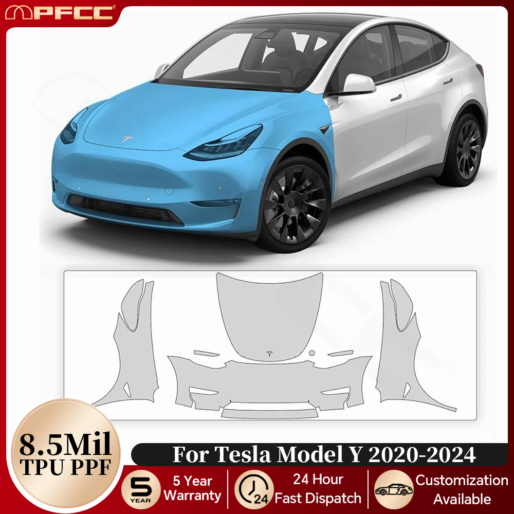 テスラ モデルY 2020-2024用 カット済みPPF 9 - Model Kit Manual のレビューと価格